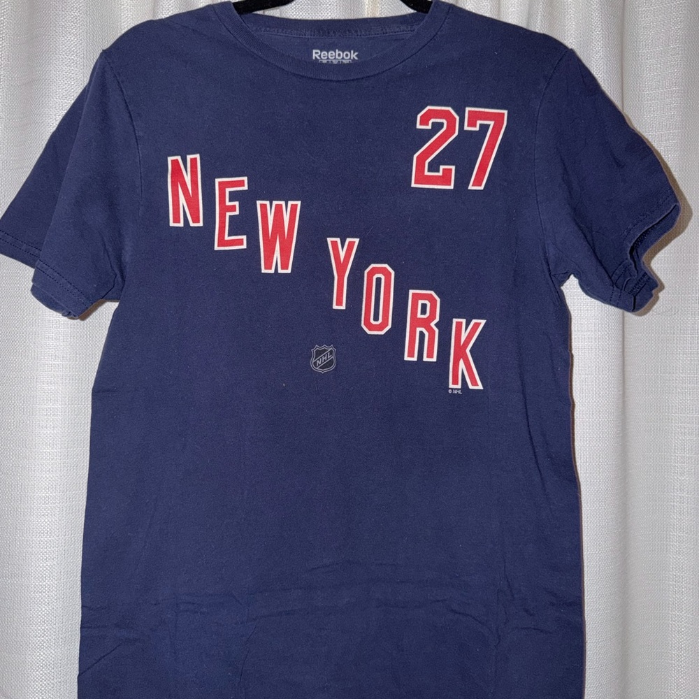 Reebok Navy T-Shirt New York Rangers